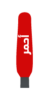 اسفنج لميكروفون الكاميرا احمر