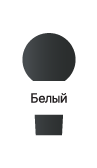 Белый Квадратный микрофонный флаг из губки